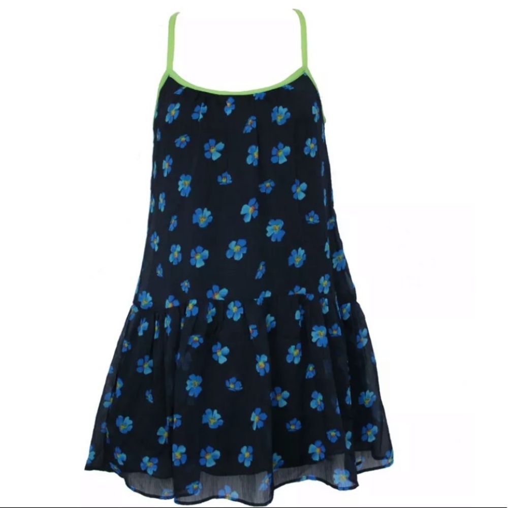 Hollister Floral Lined Racerback Top Size L